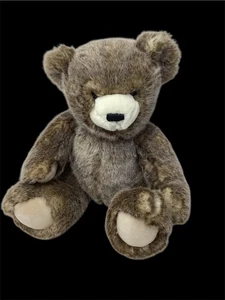 Restaurationsbeschläge 5-fach gelenkiger Plüsch Teddybär matt braun schöne Qualität - Bild 1 von 5