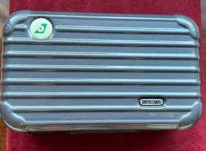 RIMOWA EVA Air First Class Amenity Kit Toiletry Hard Shell Case Only-Gray-New - Picture 1 of 5