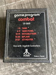 Atari Game Program Combat cx-2601 Vintage Videospiele - Bild 1 von 2