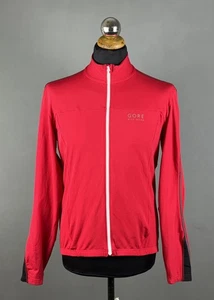 GORE BIKE WEAR Red Full Zip Perfomance Soft Shell Cycling Jacket Size L - Picture 1 of 18