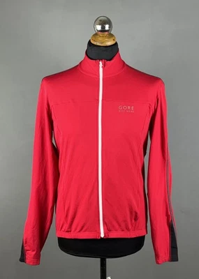GORE BIKE WEAR Red Full Zip Perfomance Soft Shell Cycling Jacket Size L - Image 1 of 4