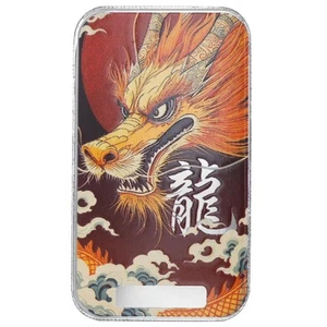 2025 1 oz Dragon Kuángyǐng Color Silver Bar .999 Fine Silver Bullion w/ Serial # - Picture 1 of 4
