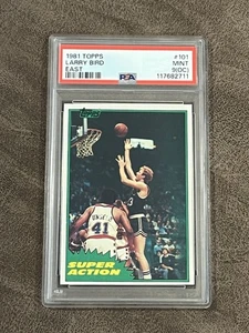 1981 Topps Larry Bird #101 PSA 9 OC MINT!! Super Action HOF 1st Solo Card!! - Picture 1 of 2