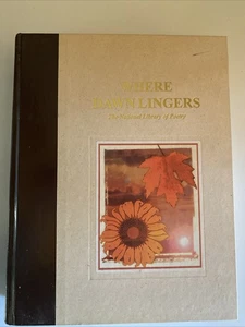 Where Dawn Lingers DIE NATIONALE BIBLIOTHEK DER POESIE Hardcover Sehr guter Zustand + Siehe Bilder SAUBER - Bild 1 von 10