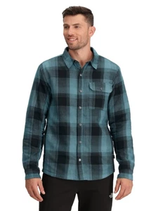 NWT $120 The North Face Campshire Shirt Full Snap Fleece Lined Blue Men's 3XL - Picture 1 of 6