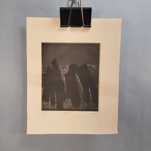 Robert Squeri Artwork On Handmade Paper. Signed/Labeled Artist Proof Original - Picture 1 of 4