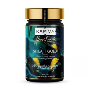 Himalayan Pure Shilajit 800mg 60 Caps Naturally Occurring Fulvic Acid Non GMO | - Picture 1 of 5