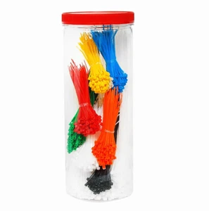 New 1500 Pcs 2.5mm 3.6mm Nylon Strong Cable Wraps Ties Color Repair Set 1523 - Picture 1 of 2