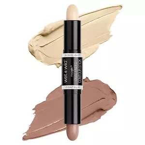 Wet N Wild MegaGlo Dual-Ended Contour And Highlighter Stick, Light Medium 8gm - Picture 1 of 8