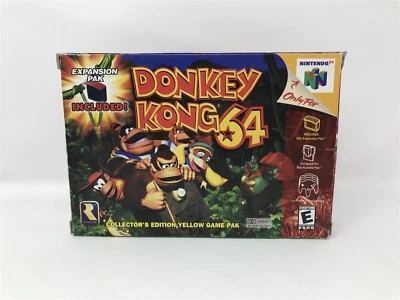 Donkey Kong 64 DK64 - Nintendo 64 N64 - Complete in box CIB - With Expansion Pak - Image 1 of 4