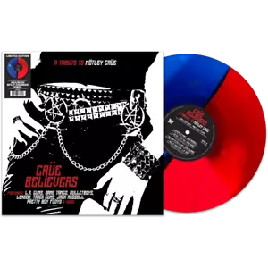Crüe Believers - A Tribute to Mötley Crüe (Red-Blue Vinyl) - Picture 1 of 3