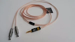Sennheiser HD800 Kopfhörer OCC Kupferkabel Gold 3,5mm Mini Stecker  - Bild 1 von 4