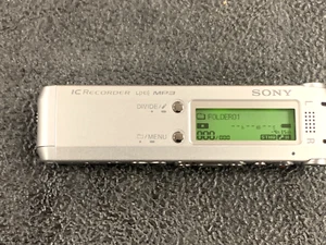 Sony ICD-SX57 Handheld Digital Transcriber Recorder Silver | Tested Good - Picture 1 of 7