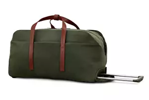 Samsonite Virtuosa Wheeled Duffel Travel Bag Olive Pine Green Brown 149198-1693 - Picture 1 of 7