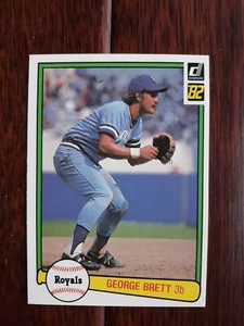 1982 DONRUSS George Brett #34 KANSAS CITY ROYALS  Hall Of Fame HOF 3rd Base