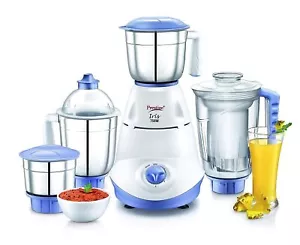 Mixer Grinder Prestige Iris 750 Watt with 3 Stainless Steel Jar 1 Juicer Jar - Picture 1 of 5
