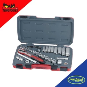 T3839 - Teng Tools - 39 Piece 3/8 Inch Drive Socket Set - Foto 1 di 1