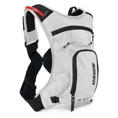 USWE MTB Hydro 3L Hydration Pack w/2.0L/ 70oz Bladder Cycling MTB Gravel - White - Image 1 of 4