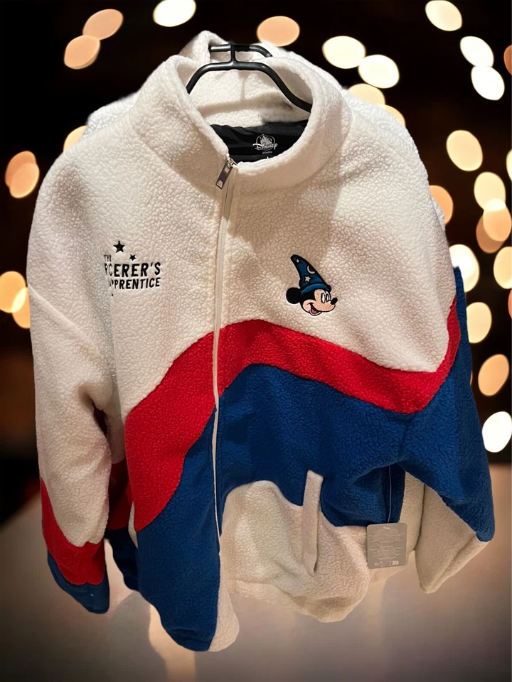 Chaqueta polar con cremallera Mickey Fantasia fantasmic - Disneyland París TALLA L - NUEVA Foto 1 de 1