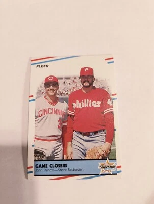 JOHN FRANCO, STEVE BEDROSIAN 1988 FLEER SUPERSTAR SPECIALS #627 FREE SHIPPING - Image 1 of 2