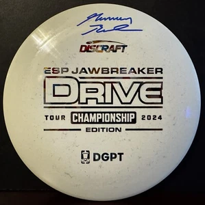Signed 2024 Championship Jawbreaker Drive Gannon Buhr Autographed Disc Golf - Picture 1 of 1