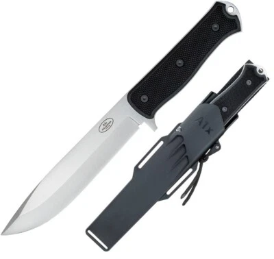 Cuchillo fijo de supervivencia Fallkniven A1x 6,25" hoja de acero cobalto mango Thermorun Foto 1 de 3