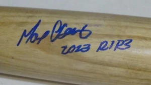 2023 MAX CLARK RC SIGNED RAWLINGS CUSTOM PRO BAT W/ INSCRIPTIONS ( 2023 R1 P3 ) - Picture 1 of 4