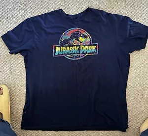 Grafik T-Shirt Jurassic Park Kurzarm Größe 3XL gebraucht schwarz 3XL - Bild 1 von 3