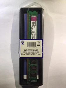 2GB (1x2GB) PC3-10600 DDR3-1333 Kingston PC Memory RAM Kvr1333d3n9/2g R: 436 - Picture 1 of 1