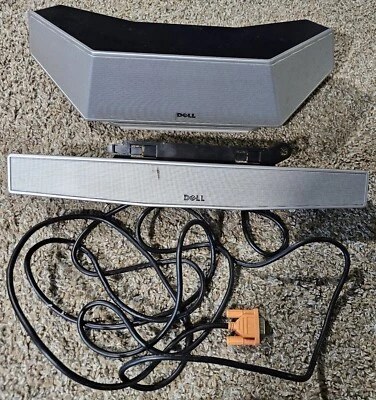 DELL Wireless Speaker System WL6000 With Power Adapter & Extra Speaker UNTESTED - Image 1 of 4