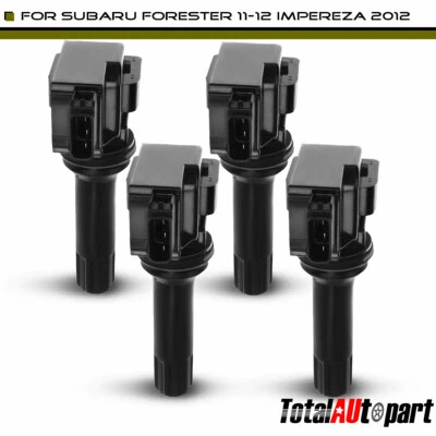 4 шт катушки зажигания для Subaru Forester 2011-2012 Impreza H4 2,5 л 2,0 л с 3 лезвиями - Изображение 1 из 4