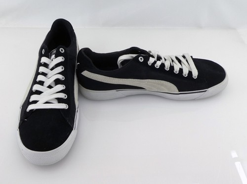 Scarpe PUMA classiche scamosciate + sneakers da ginnastica nero bianco non corrispondenti 9 9 5