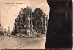 Belgium Antwerp Gebombardeerd Antwerpen World War 1 Postcard B199 - Picture 1 of 2