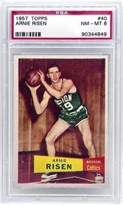 1957 Topps #40 Arnie Risen PSA 8 NM-MT - Picture 1 of 2