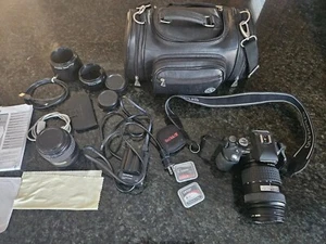 Olympus EVOLT E-500 8.0MP Digital SLR Camera w/ 14-45mm & 40-150mm Many Extras - Picture 1 of 16