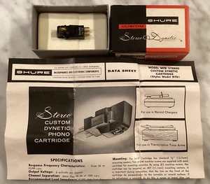 SHURE M7D CARTRIDGE AND N7D STYLUS WITH DOCUMENTATION IN ITS ORIGINAL BOX . - Picture 1 of 10