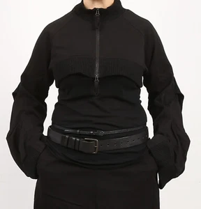 Rundholz DIP Kurzjacke Sweater mit Strick weite Ärmel Schwarz XL - Bild 1 von 8