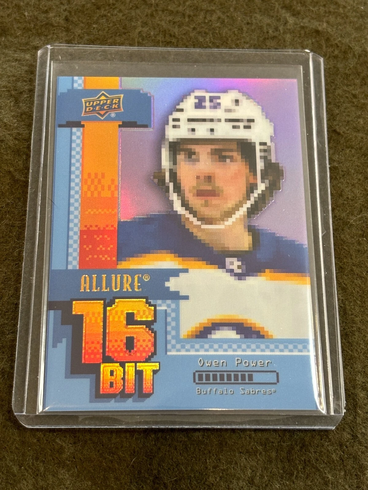 2022-23 Upper Deck Allure 16 Bit #B-15 Owen Power RC Rookie Buffalo Sabres