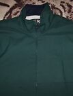 ZERO RESTRICTION GORE-TEX Full Zip Lined Rain & Wind Golf Jacket Shirt XL Green