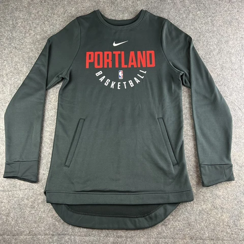 Nike Portland Trail Blazers NBA Warm-Up Showtime Pullover Dri-Fit Sz Small Cover