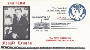 RONALD REAGAN - GEORGE BUSH INAUGURATION 1985 - Kenick Cachet - Bild 1 von 1