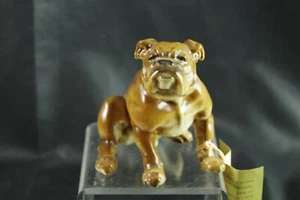 Hutschenreuther Karl Tutter Bulldog Figurine 2425/2f NOS Hang Tags & Stickers - Picture 1 of 9