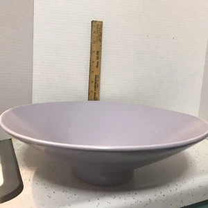 Haeger POTTERY CONTOURS ART WARE COMPOTE! 14” - Picture 1 of 7
