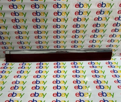 09-14 YUKON AVALANCHE SUBURBAN REAR LEFT DOOR MOLDING TRIM OEM RED U301N - Image 1 of 4