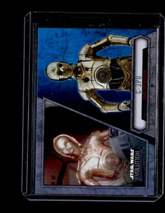 2016 Topps Star Wars Evolution - Blue Lightsaber #73 C-3PO - Picture 1 of 2