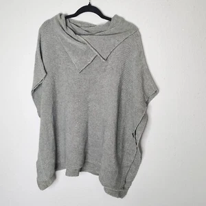 Belle France Sweater Vest Women Size S/M Green Super Soft Cozy Oversized Stretch - Picture 1 of 14