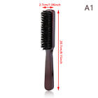 1 Pcs Men Boar Hair Bristle Beard Mustache Brush Hard Wood Handle Comb _cu