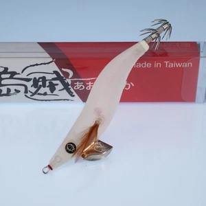 RUI SQUID JIG CLEAR WHITE RATTLE RED SIZE 3 AKA CASPER RED EGI LURE - Picture 1 of 1
