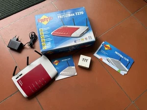 org. AVM Fritzbox 7270 v3 HomeServer DSL Modem 4-Port Router ovp. mit Allem - Bild 1 von 7