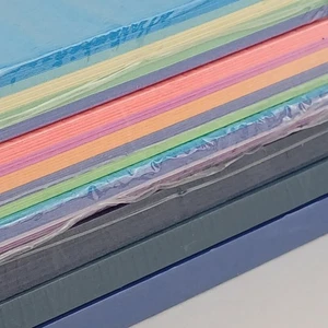 8 1/2 x 11 Cardstock Assorted Seaside Bright Blues Partial Packages - Picture 1 of 9